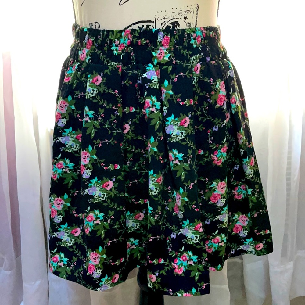 Floral Print Skirt